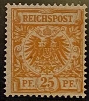 [AG] Germany 1889-1900 Sc #50 Mi 49b Mint *Hinged* BPP Signed Mi-CV 43$