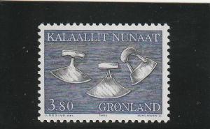Greenland  Scott#  166  MNH
