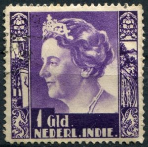 Netherlands Indies Sc#221 MH/Unused, 1g vio, Queen Wilhelmina Type 'Kreisler'...