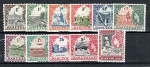 Basutoland 1954-58 sset to 10s  SG 43-53 MH