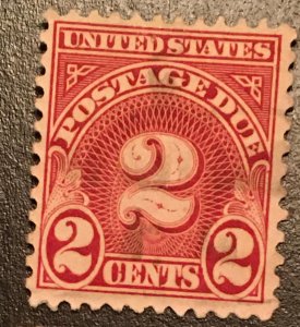 J81 Postage Due 2c, 11 x 10 1/2 perf., single, Vic's Stamp Stash