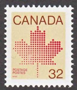 924 MNH  maple leaf