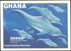 Ghana #846,Complete Set, Souvenir Sheet Only, 1983, Marine Life, Never Hinged