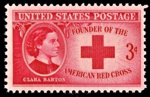 US 967 MNH VF 3 Cent Clara Barton-Founder of the American Red Cross