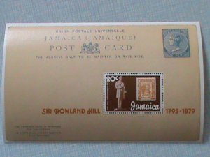 JAMAICA STAMP: 1979:SIR ROWLAND HILL: ORIGINAL ONE PENNY STAMP: MNH S/S SHEET