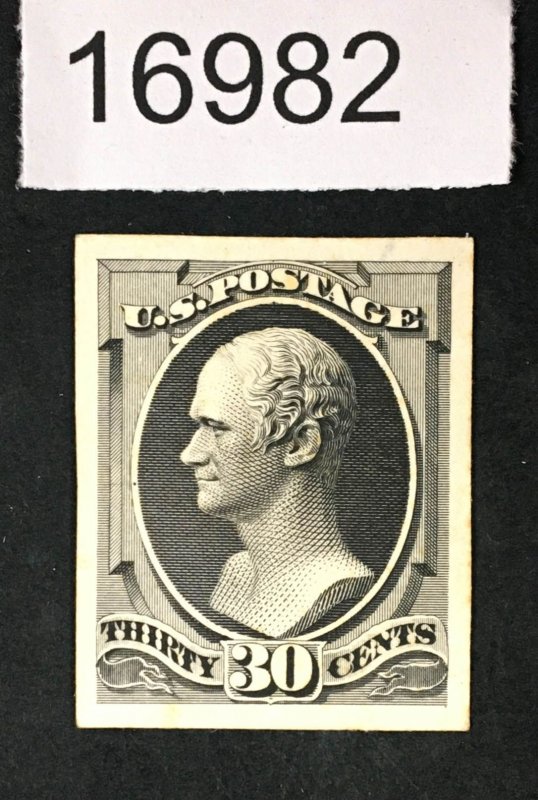US STAMPS # 165P4 PLATE PROOF ON CARD VF $20 LOT #16982