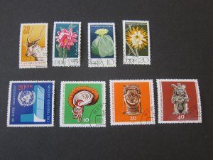 Germany 1970 Sc 1245,47-51,52,54,58,59,61 MNH(CTO)