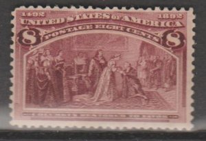 U.S. Scott #236 Columbian Stamp - Mint Single