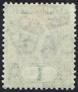 CAYMAN ISLANDS 1907 KEVII 1/- WMK MULTI CROWN CA