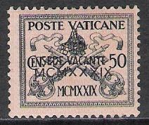 Vatican City #66 Interregnum Issue MH