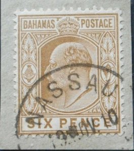 Bahamas 1902 KEVII 6d SG 66 used