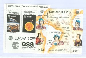 Turkish Republic of Northern Cyprus #298/326 Mint (NH) Souvenir Sheet (Europa)