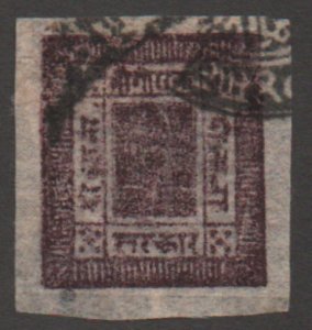 Nepal (1917) - Scott # 15,  Used