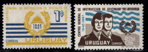 Uruguay Scott 773-774  MH* stamp set,