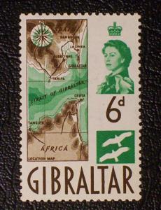 Gibraltar Scott #153 unused