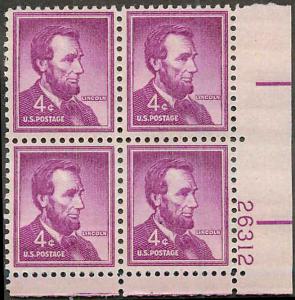 1036 MNH Plate Block