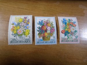 Belgium  #  1047-49  MNH