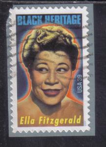 4120 - .39 Ella Fitzgerald used vf. on pc.