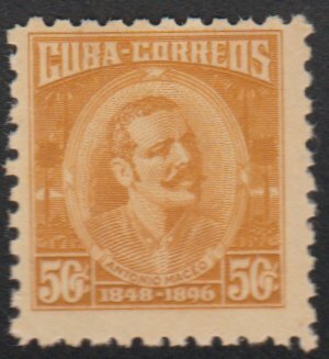 1954 Cuba Stamps Sc 527 Major General Antonio Maceo MNH