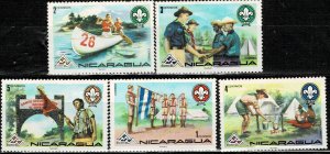 NICARAGUA 1975 BIY SCOUTS WORLD JAMBOREE  MVLH