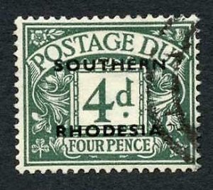 Southern Rhodesia SGD6 5d dull grey-green Fine Used Cat 700 pounds