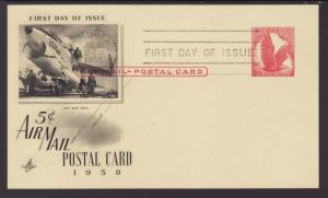 US UXC2 Eagle Artcraft Unaddressed FDC