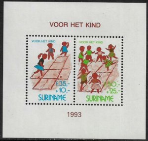 Surinam #B400a MNH S/Sheet - Children's Games