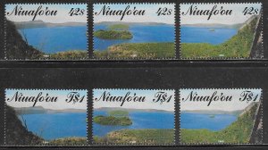 Niuafo'ou Scott #'s 124a-f MNH