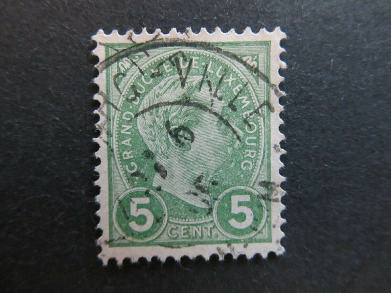 A4P26F30 Letzebuerg Luxembourg 1895 5c used