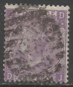 GREAT BRITAIN 51 VFU PLATE 8 Z2204