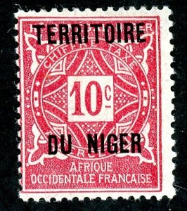 Niger, Scott #J2, Unused, Hinged