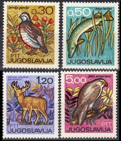 1967 Yugoslavia 1228-1231 Fauna