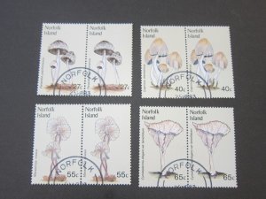 Norfolk Island 1983 Sc 306-9 pair CTO set FU