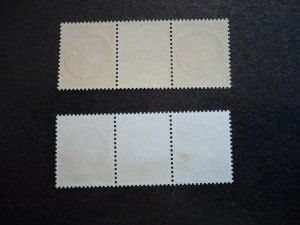 Stamps - France - Scott# 329a-329d - Mint Never Hinged 4 Stamps with labels