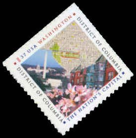 3813 37c District of Columbia Fine MNH