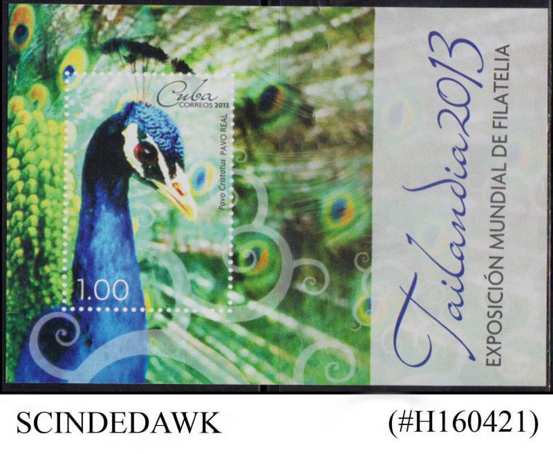 CUBA - 2013 WORLD STAMP EXHIBITION, THAILAND / BIRDS MIN/SHT MNH