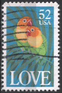 SC#2537 52¢ Love Single (1991) Used