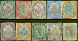 St Kitts & Nevis 1903 set of 10 SG1-10 V.F Lightly Mtd Mint