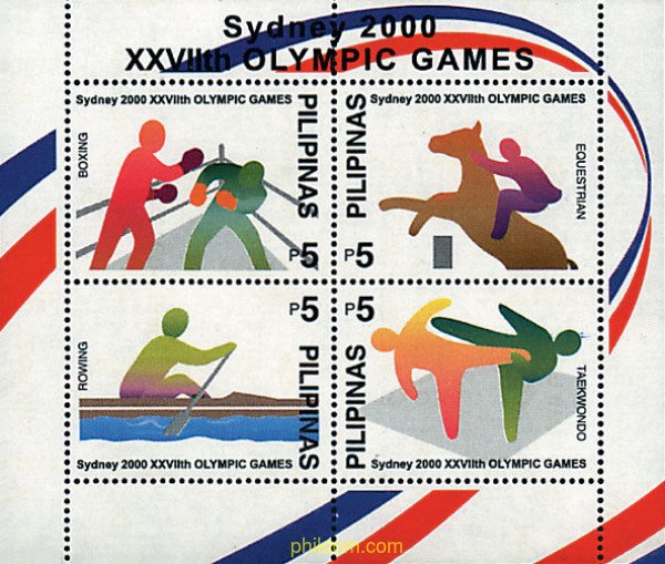 65132 MNH FILIPINAS 2000 27 JUEGOS OLIMPICOS VERANO SYDNEY 2000