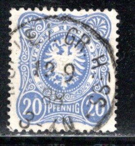 Germany Reich Scott # 40, used, experts h/s, Mi 42 Ic