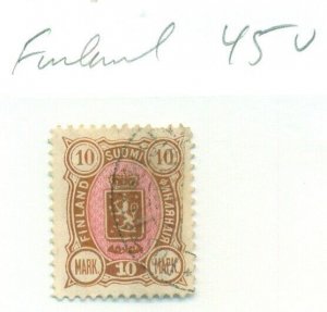 FINLAND #45, Used, Scott $80.00