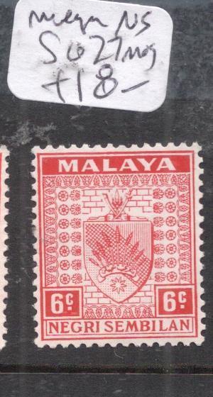 Malaya Negri Sembilan SG 27 MOG (9dkz)