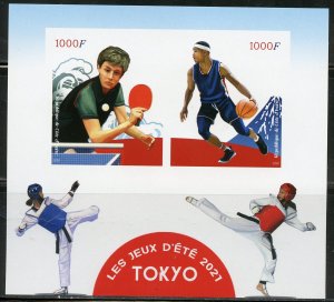 IVORY COAST 2020 TOKYO SUMMER OLYMPIC GAMES 2021 IMPERF SHEET MINT NH