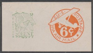 U.S. Scott #UC28 Airmail Embossed Stamp - Stationery & Wrappers - Mint Single