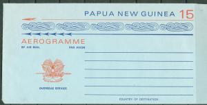 Papua New Guinea - 15c Aerogramme  (1) Mint