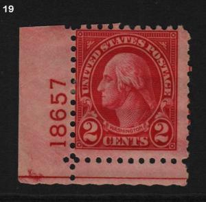 1924 Sc 583 MHR plate number single, Hebert CV $20