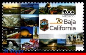 22-14 MEXICO 2022 BAJA, CALIFORNIA, 70 YEARS, NATURE, AGRICULTURE, NATURE, MNH