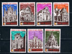 Equatorial Guinea 7442-50 Used Set Churches (E0003)
