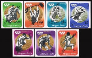 Hungary C329-C336 imperf,MNH. Olympics Munich-72-Montreal-76.Medals.Equestrian,