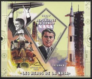 CONGO SHEET HEROES OF NASA SPACE VON BRAUN